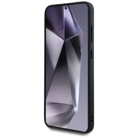 Etui Guess 4G Round Patch Classic Logo MagSafe do Samsung Galaxy S25 Plus brązowy