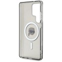 Etui Karl Lagerfeld Button Karl Head Printed Logo MagSafe Samsung Galaxy S25 Ultra czarny
