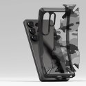 Etui Ringke Fusion X na Samsung Galaxy S25 Ultra - czarny camo