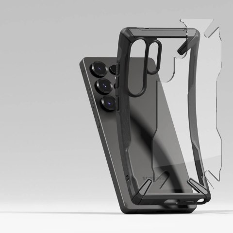 Etui Ringke Fusion X na Samsung Galaxy S25 Ultra - czarny
