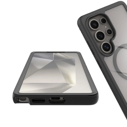 Etui Tech-Protect Defense MagSafe na Samsung Galaxy S25 Ultra - czarne