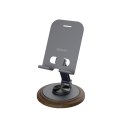 Podstawka do telefonu Dudao F17M 360° metalowa - szara