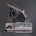 Powerbank Dudao K28S 20W PD 5000mAh z MagSafe i podstawką - srebrny