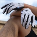 Rękawiczki sportowe Rockbros pełne wiosenno-letnie rozmiar S - biało-czarne