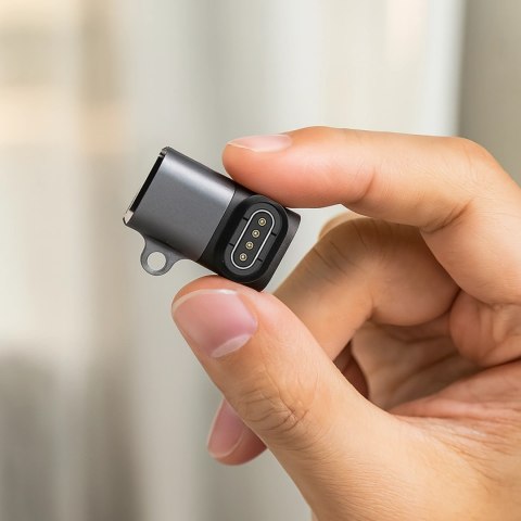 Adapter Wozinsky WAYGS1 przejściówka USB-C do smartwatch Garmin - szary