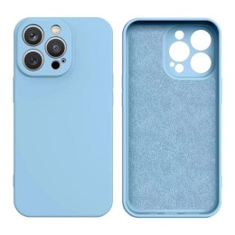 Etui Silicone Case na iPhone 16e - niebieskie
