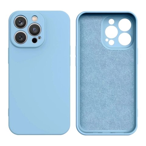 Etui Silicone Case na iPhone 16e - niebieskie