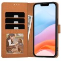 Etui Tech-Protect Wallet na iPhone 16e - brązowe