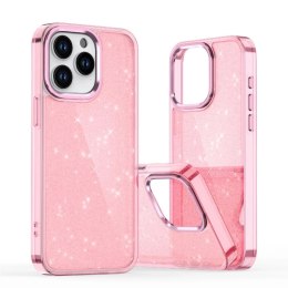 Etui brokatowe Glitter Case na Samsung Galaxy S25 Edge - różowe