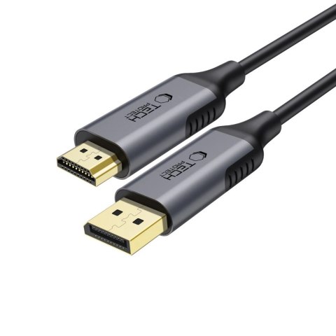 Kabel Tech-Protect UltraBoost DisplayPort / HDMI 2.0 4K 60Hz 2m - czarny
