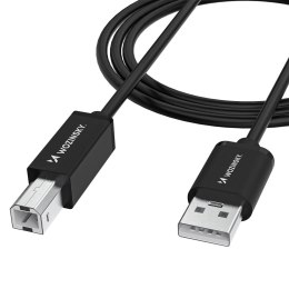 Kabel Wozinsky WKDDY4S USB-B - USB-A 480Mb/s 1m - czarny
