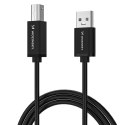 Kabel Wozinsky WKDDY4S USB-B - USB-A 480Mb/s 1m - czarny
