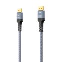 Kabel Wozinsky WPS-16AYL1S DisplayPort 2.1 Certyfikowany VESA 80 Gb/s 16K@60Hz 8K@120Hz 4K@240Hz HDR HDCP DSC 1m - czarny