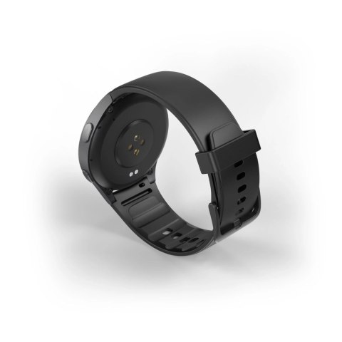 Smartwatch Hama 8900 GPS AMOLED 1.43" z paskiem silikonowym - czarny