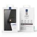 Etui skórzane Dux Ducis Lawa na iPhone 16 Pro Max - czarne