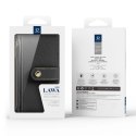 Etui skórzane Dux Ducis Lawa na iPhone 16 Pro - czarne