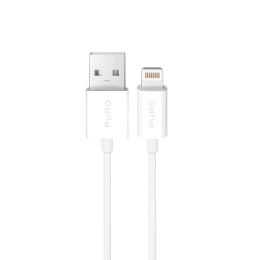 Kabel Puro TPE 12W USB-A - Lightning 2m - biały