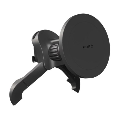 Uchwyt samochodowy Puro regulowany, kompatybilny z MagSafe - czarny