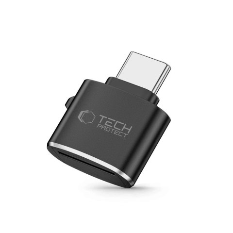 Adapter Tech-Protect UltraBoost czytnik kart microSD z USB-C - czarny