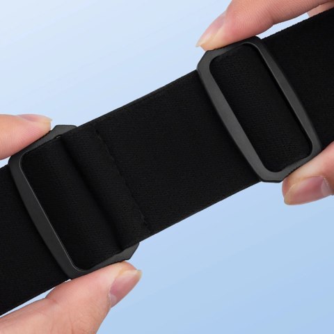 Gogle narciarskie Qunature Black dziecięce (rozmiar M/L) - czarne