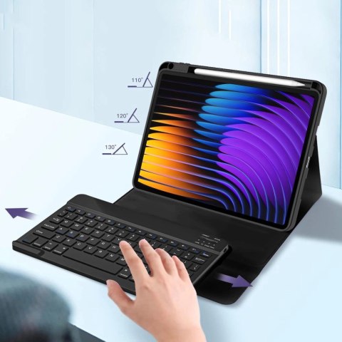 Etui Tech-Protect SC Pen + Keyboard na Xiaomi Pad 7 / 7 Pro - czarne
