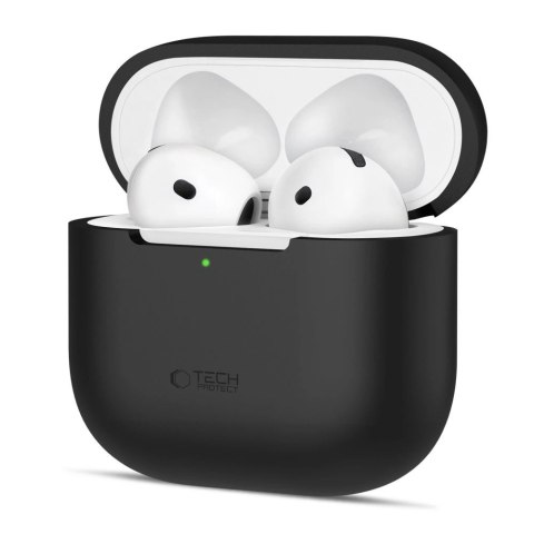 Etui Tech-Protect Silicone na Apple AirPods 4 - czarne