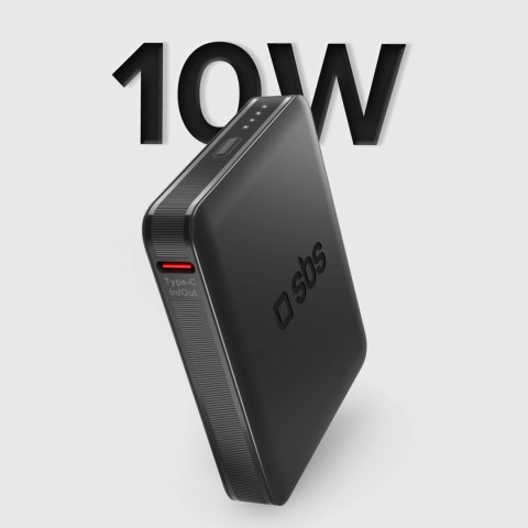 Powerbank SBS NanoTube 5000 mAh High-Density - czarny