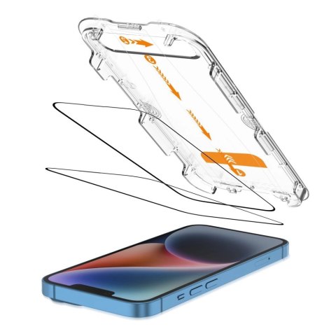 Szkło hartowane Tech-Protect Quick Set+ 2-pack na iPhone 13 / 13 PRO / 14 / 16e