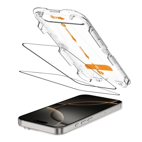 Szkło hartowane Tech-Protect Quick Set+ 2-pack na iPhone 16 Pro