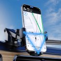 Uchwyt na smartfona Dudao F2N na kratkę nawiewu 360° - czarny