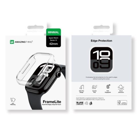 Etui AMAZINGTHING Minimal Case do Apple Watch 42mm - przezroczyste
