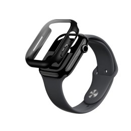 Etui ze szkłem hartowanym AMAZINGTHING Radix Glass do Apple Watch 46mm - czarne