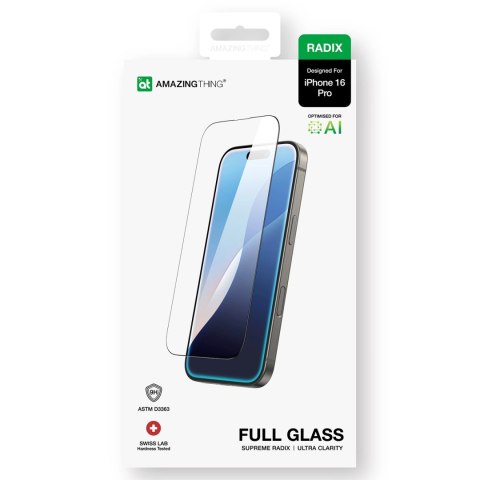 Szkło hartowane AMAZINGTHING Radix Full Glass do iPhone 16 Pro