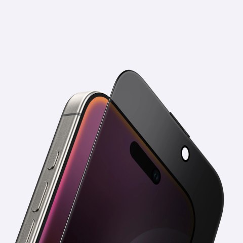 Szkło hartowane AMAZINGTHING Titan Privacy Glass prywatyzujące do iPhone 16 Pro Max