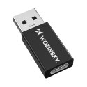 Adapter Wozinsky WAAC-01 USB-A - USB-C OTG - czarny