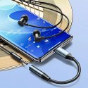 Adapter Wozinsky WACM-01 USB-C - mini jack 3,5mm - czarny