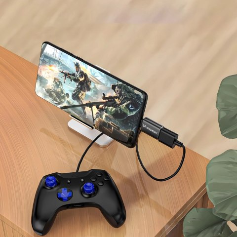 Adapter Wozinsky WALA-01 Lightning - USB-A OTG - czarny