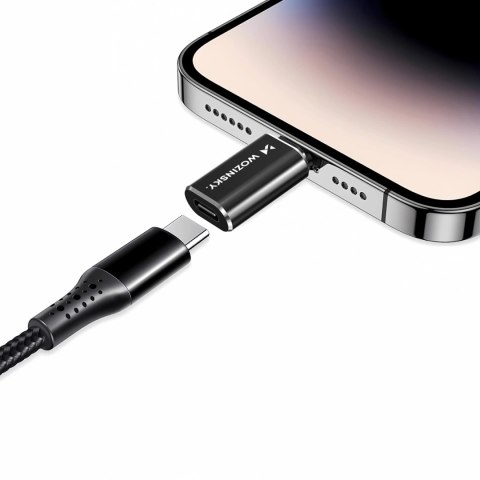 Adapter Wozinsky WALC-01 Lightning - USB-C - czarny