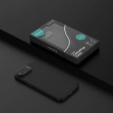 Etui Nillkin CarboProp Magnetic z osłoną na aparat i podstawką na iPhone 16e - czarne
