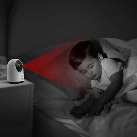 Kamera wewnętrzna Baseus Security P1 Pro 3K (wersja EU) - biała