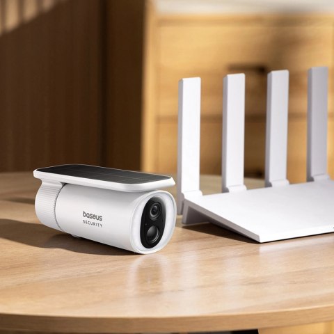 Zewnętrzna kamera Baseus Security S1 2K - biała