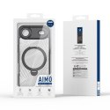 Etui Dux Ducis Aimo Mag z pierścieniem magnetycznym i podstawką na iPhone 17 Air - czarne