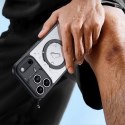 Etui Dux Ducis Aimo Mag z pierścieniem magnetycznym i podstawką na iPhone 17 Pro Max - czarne