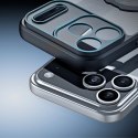 Etui Dux Ducis Aimo Mag z pierścieniem magnetycznym i podstawką na iPhone 17 Pro - czarne