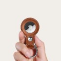 Etui Tech-Protect NaturalFit na Apple AirTag 1 / 2 - brązowy