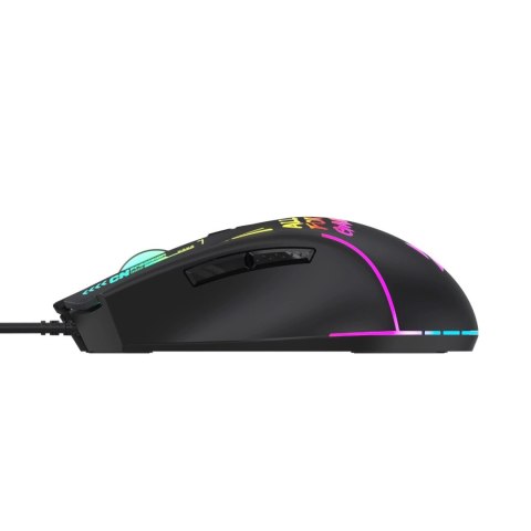 Mysz przewodowa Wozinsky WMGK-7200 gamingowa optyczna 7200 DPI - czarna