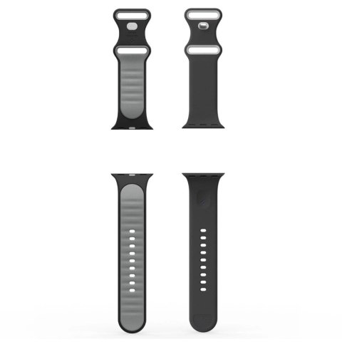 Pasek Spigen Nano Pop na Apple Watch 40 / 41 / 42 mm - czarno-szary