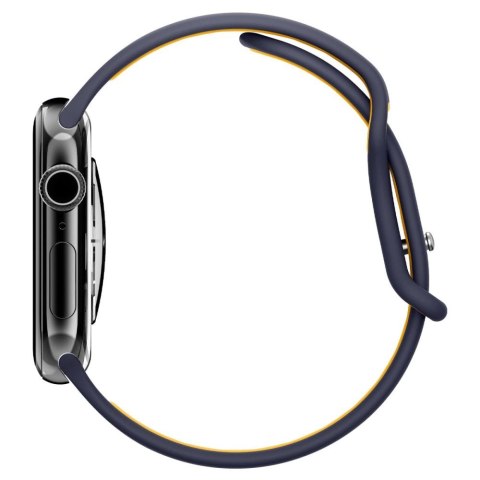 Pasek Spigen Nano Pop na Apple Watch 40 / 41 / 42 mm - granatowo-pomarańczowy