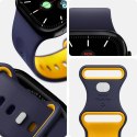 Pasek Spigen Nano Pop na Apple Watch 40 / 41 / 42 mm - granatowo-pomarańczowy