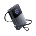 Powerbank Joyroom JR-PR1 10000mAh 22,5W z wbudowanym zwijanym kablem USB-C - czarny